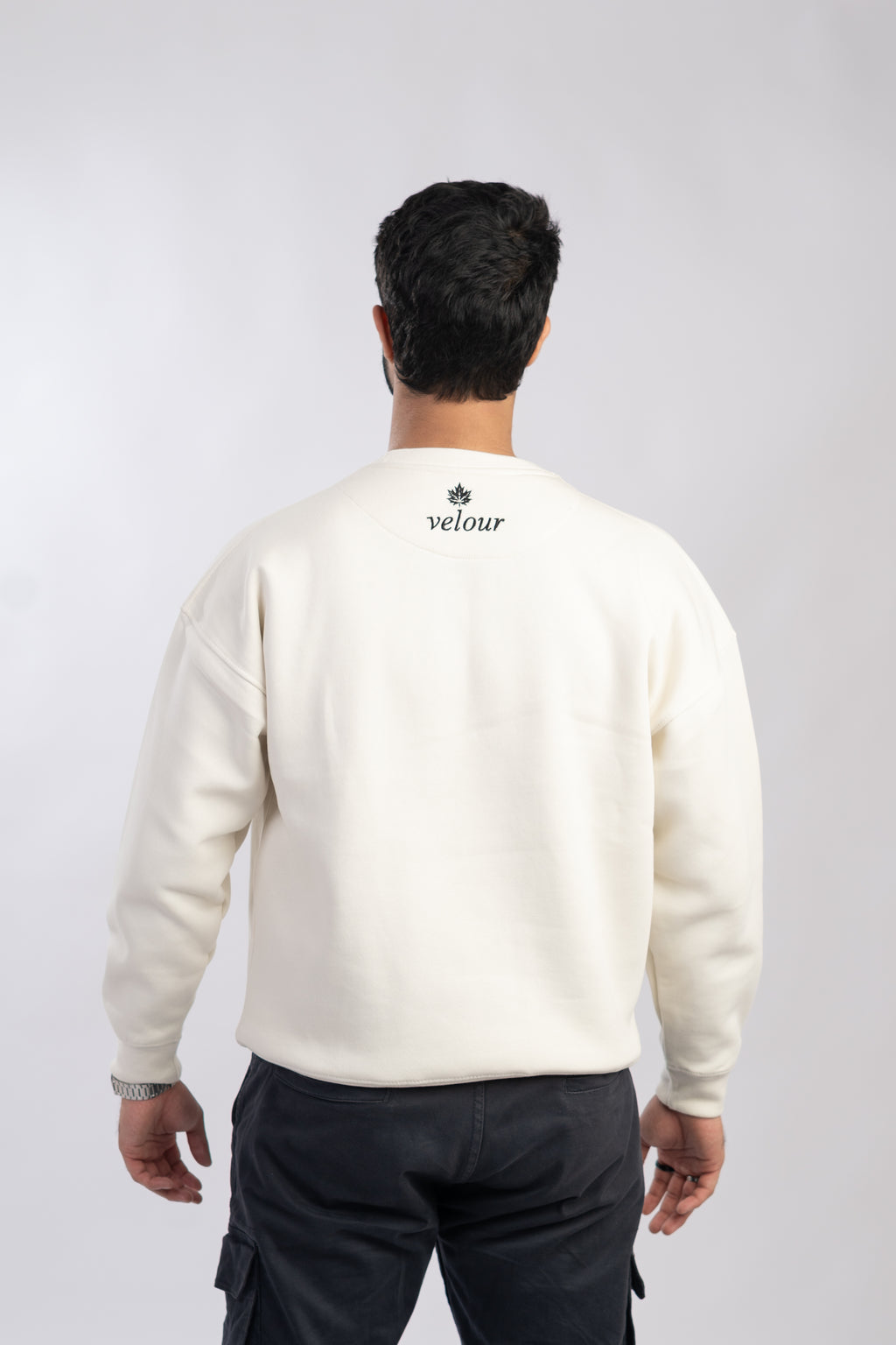 Healing Oversized White Sweatshirt