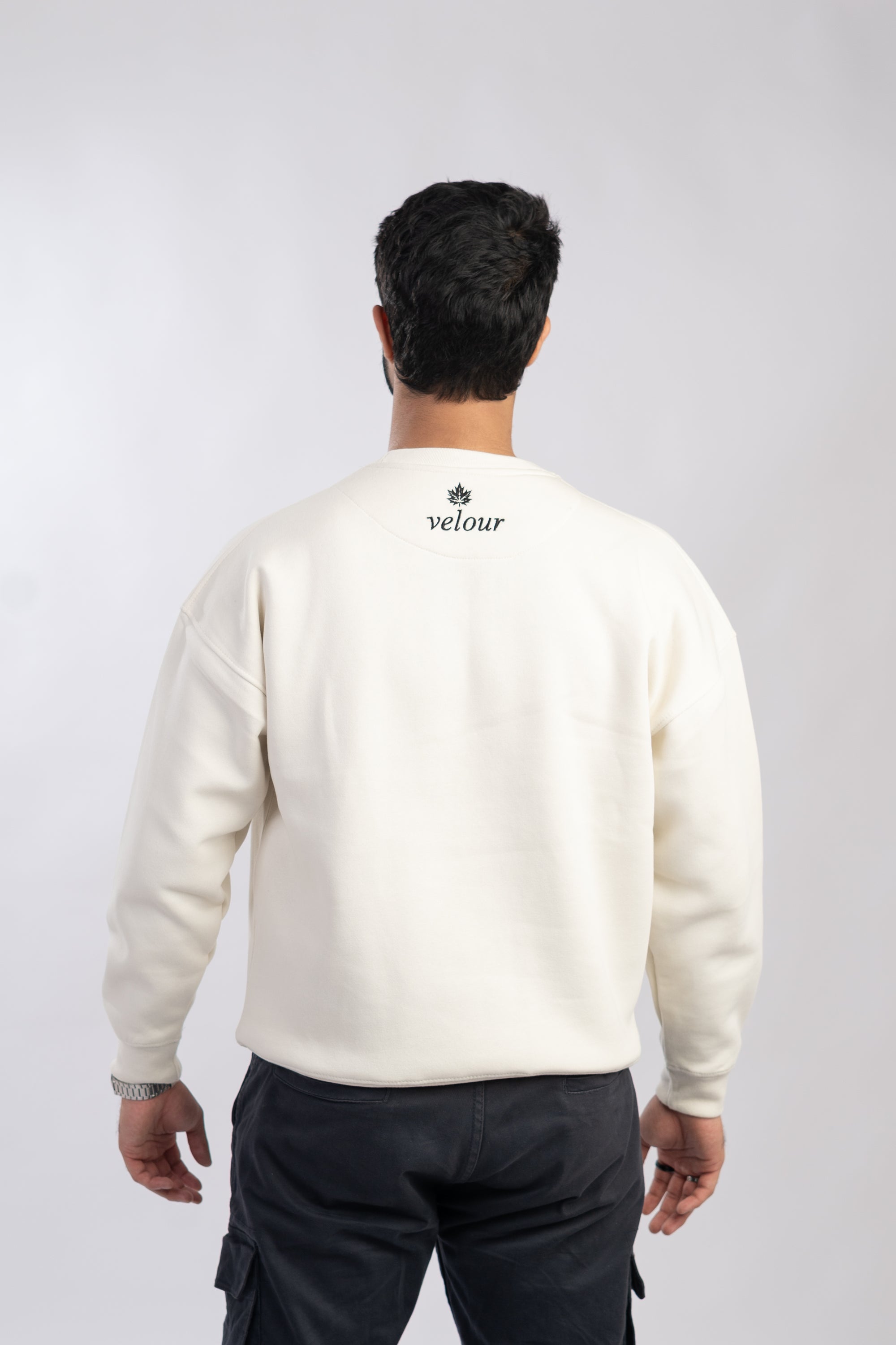 Healing Oversized White Sweatshirt