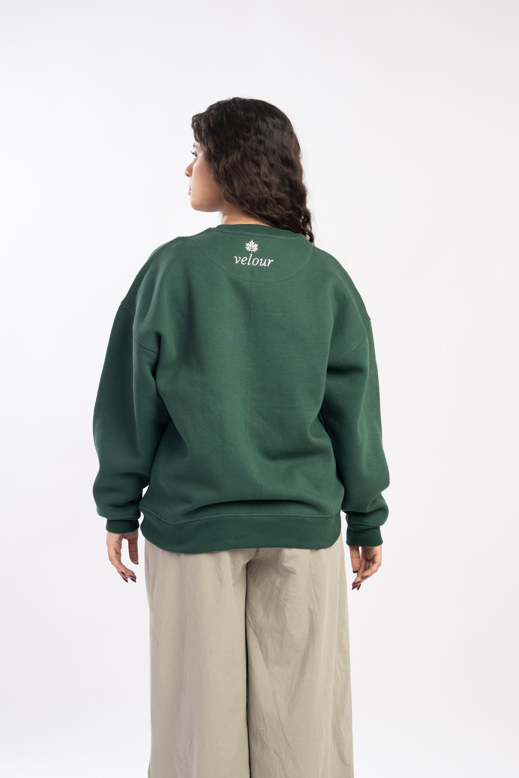 Healing Oversized Green Sweatshirt