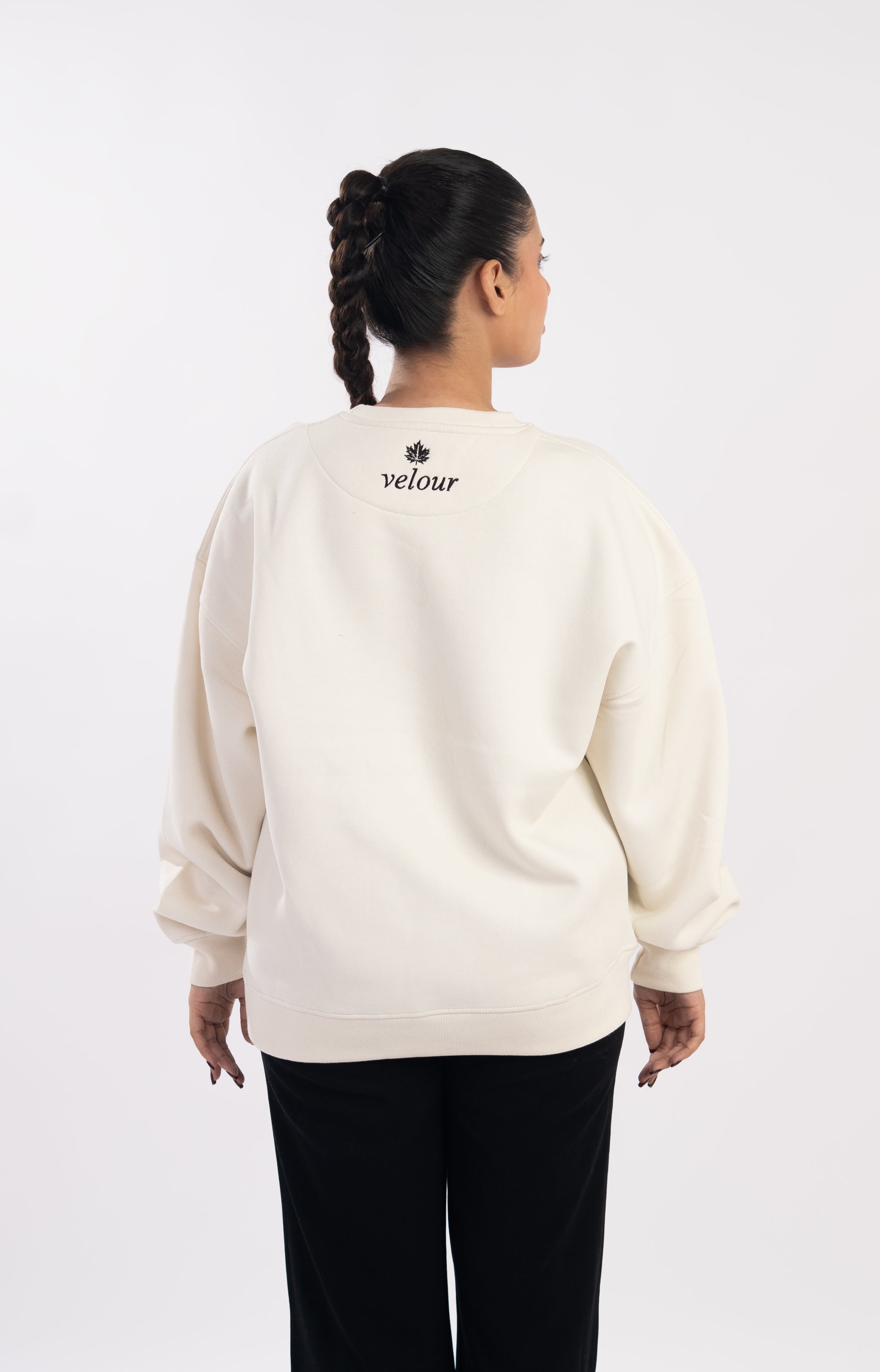 Healing Oversized White Sweatshirt